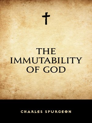 cover image of The Immutability of God